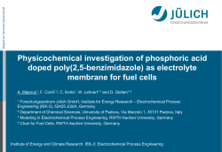 Thermogravimetric analysis of phosphoric acid