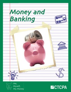 Money and Banking Money and Banking