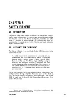chapter 6 safety element