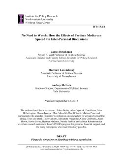 No Need to Watch: How the Effects of Partisan Media can Spread