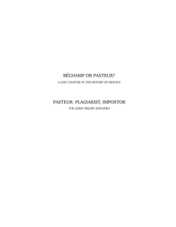 b&eacute;champ or pasteur? - International Wellness Directory
