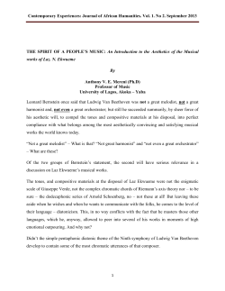 PDF - contemporary experiences: journal of african