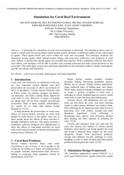 Simulation for Coral Reef Environment