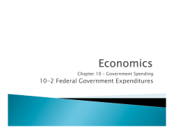 10-2 Federal Government Expendiures