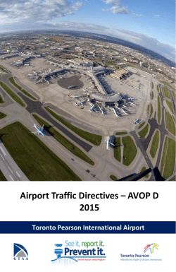 Airport Traffic Directives &ndash; AVOP D 2015
