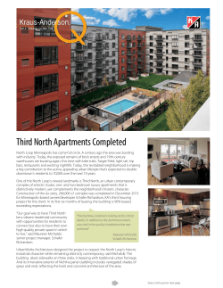Third North Apartments Completed - Kraus