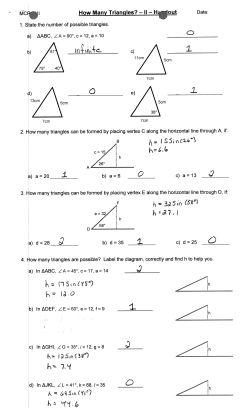 DAY 9 &ndash; How Many Triangles &ndash; II