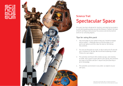 the Spectacular Space trail