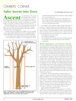 Safer Ascent into Trees
