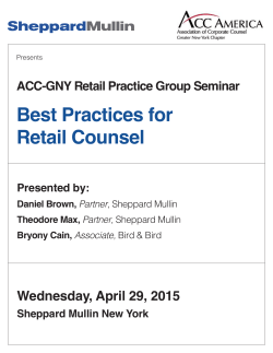 Best Practices for In-House Counsel