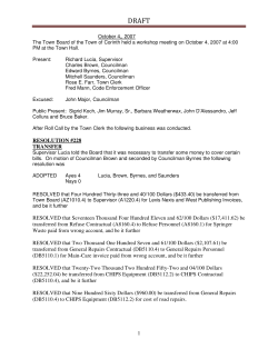 1 RESOLUTION #228 TRANSFER RESOLVED that Seventeen