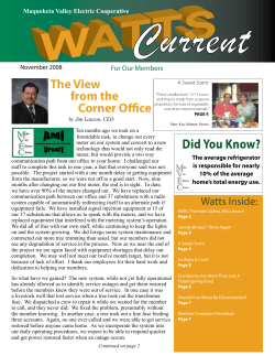 November - Maquoketa Valley REC