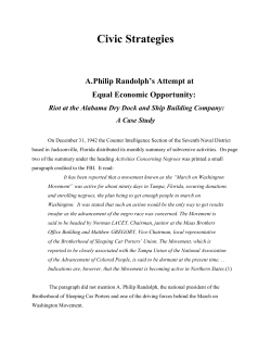 Randolph FEPC Case Study - Friends of the National Archives