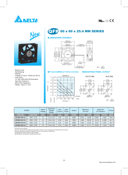 60 x 60 x 25.4 MM SERIES