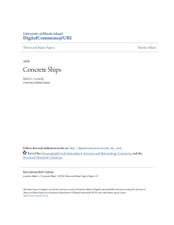 Concrete Ships - DigitalCommons@URI