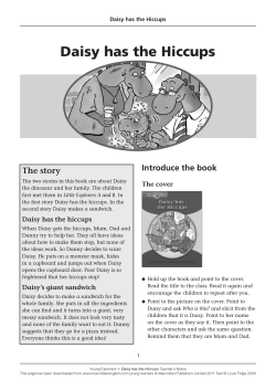 Daisy has the Hiccups