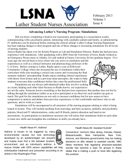 Luther Student Nurses Association