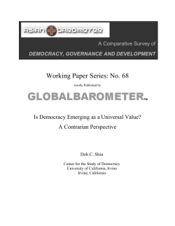 The concepts &ldquo;democracy&rdquo; and &ldquo;good