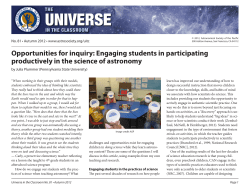 Engaging students in participating productively in the science of