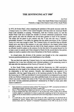 the sentencing act 1989