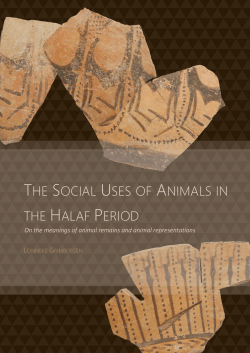 THE SOCIAL USES OF ANIMALS IN THE HALAF PERIOD