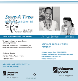 At Your Service - Delmarva Power