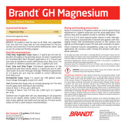 Label - Brandt Consolidated