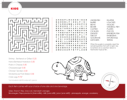 Each item comes with your choice of one side and one beverage