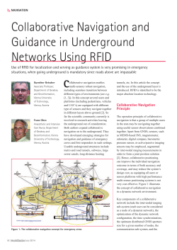 Collaborative Navigation and Guidance in Underground Networks