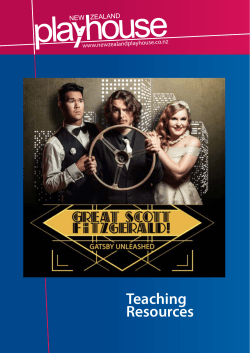 Gatsby - Teaching Resources Click here to lesson plans