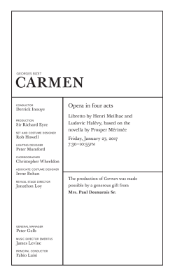 carmen - Metropolitan Opera