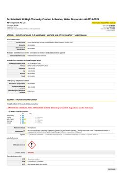 Scotch-Weld 40 High Viscosity Contact Adhesive, Water Dispersion