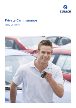 Private Car Insurance Policy Document
