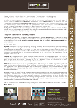 G R A N D A V EN U E: 2400 x 240 x 10.5 mm !