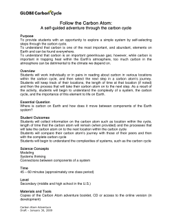 2009 02_21 OCO Follow The Carbon Atom Lesson Plan 01 31 09