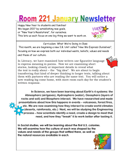 January Newsletter - Framingham Public Schools