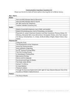 Communication Inventions