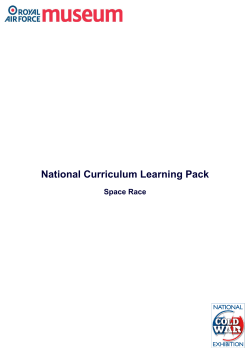 Space Race Learning Pack - National Cold War Exhibition