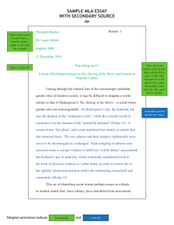 sample mla essay with secondary source