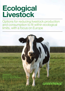 "Ecological Livestock"
