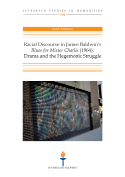 Racial discourse in James Baldwin`s Blues for Mister Charlie (1964