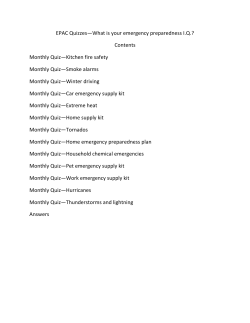 EPAC Quizzes - Leisure World of Maryland