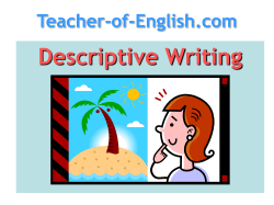 KS3 AC1 Revision Writing to Describe