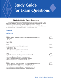 Study Guide for Exam Questions