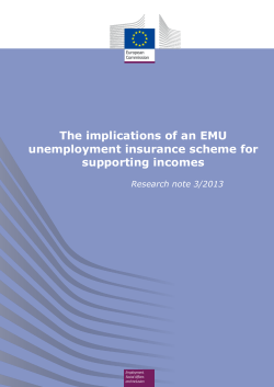 The implications of an EMU unemployment insurance scheme for