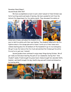 November Board Report Second Grade 2016