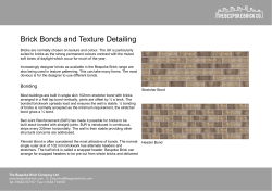 Brick Bonds and Texture Detailing