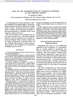 individual nephrons