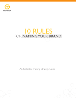 10 rules - Ontobox Training