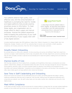 Simplify Patient Onboarding Improve Quality of Care Save Time in